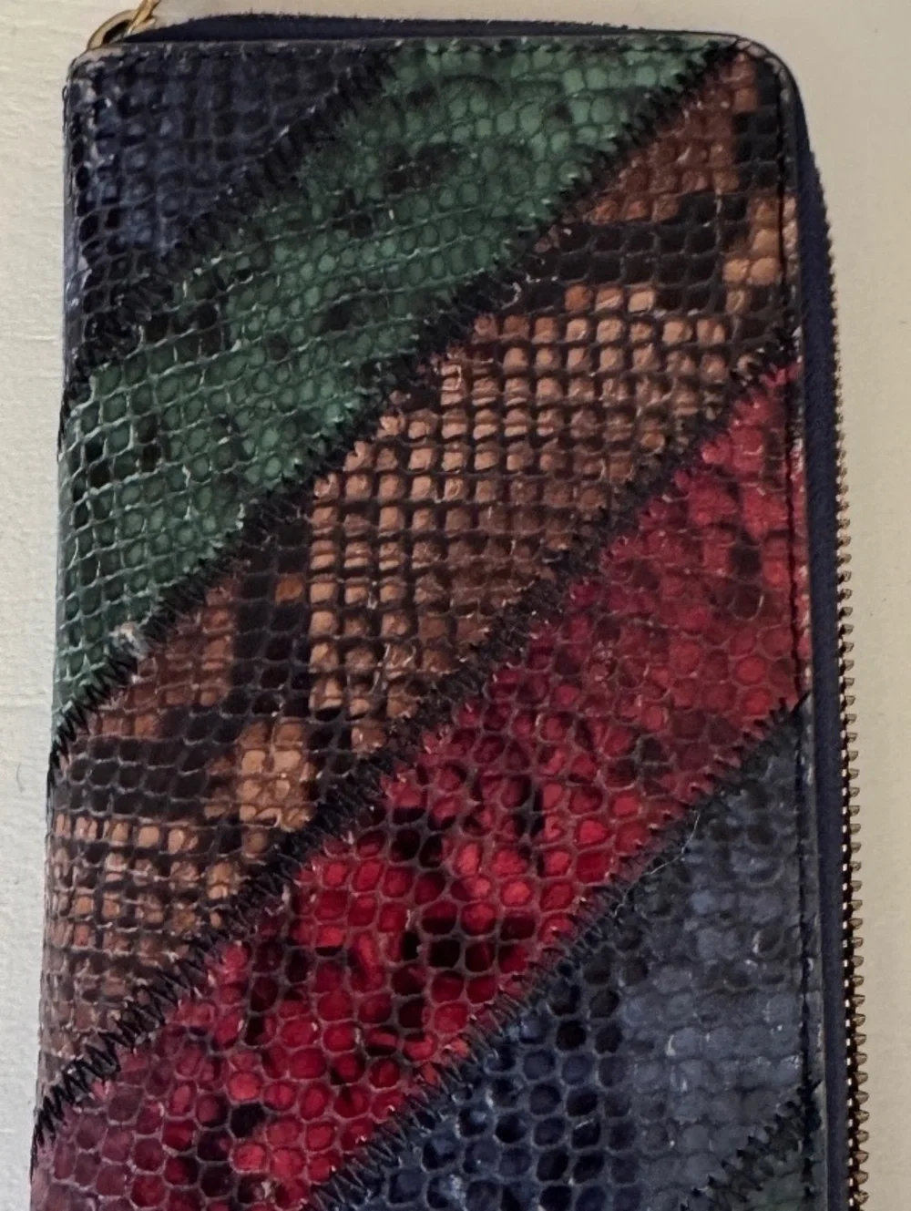 Tory Burch multicolor patchwork